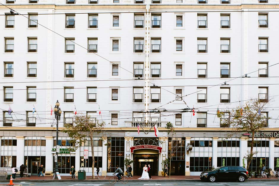 Hotel Whitcomb San Francisco wedding