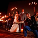 wedding fire dancers